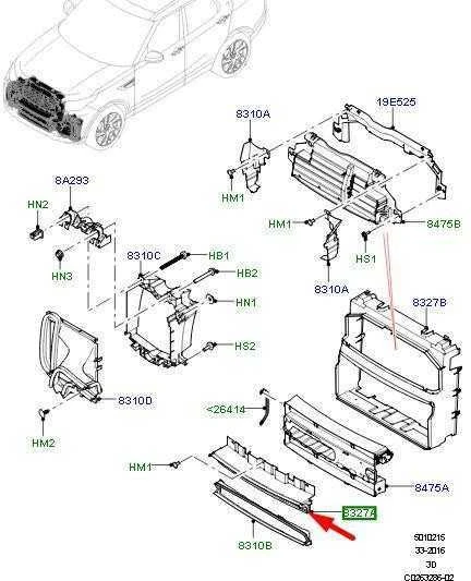 OEM LAND ROVER DISCOVERY V L462 ORAIŠKOS LR082886 ORIGINALUS