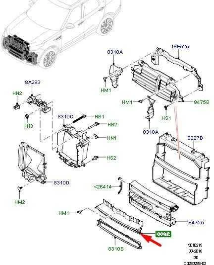 OEM LAND ROVER DISCOVERY V L462 ORAIŠKOS LR082886 ORIGINALUS