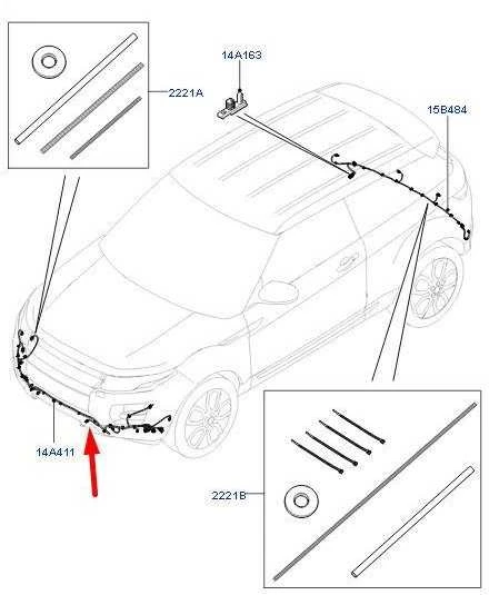 OEM LAND ROVER RANGE ROVER EVOQUE L538 PRIEKINIS BUFERIO LAIDAS LR065079 ORIGINALUS