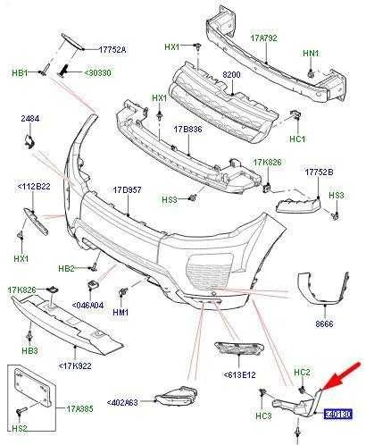 OEM LAND ROVER RANGE ROVER EVOQUE L538 PRIEKINIS KAIRĖS PUSĖS BAMPEŲ APDAILA LR084851 ORIGINALI