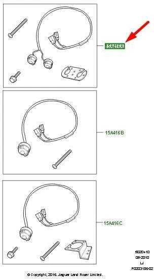 OEM LAND ROVER RANGE ROVER III L322 TRAUKIMO KABELIAI VPLMT0006 ORIGINALUS