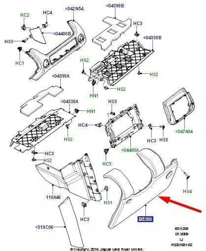OEM LAND ROVER RANGE ROVER L322 POPOGIO KAMUOLIO DANGTIS LHD LR024053 ORIGINALUS