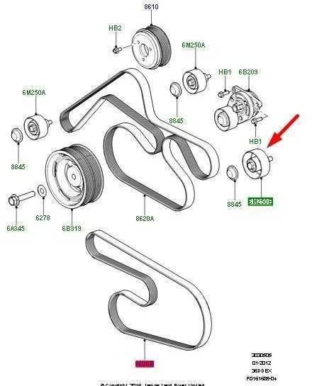 OEM LAND ROVER RANGE ROVER L322 PULYDA IDLER PQH500080 ORIGINALUS