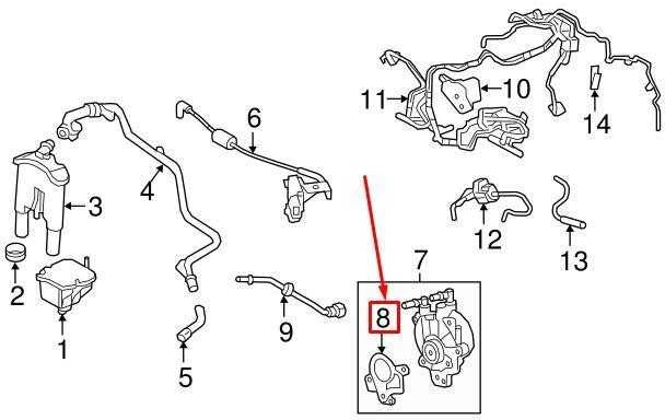 OEM LAND ROVER RANGE ROVER SPORT L494 VAKUUMO PUMPOS GUMOS LR096060 ORIGINALI
