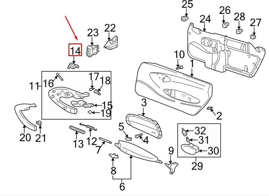 OEM PORSCHE BOXSTER 986 INTERJERO DURŲ RANKENA MIKROJUNGIKLIS 99661312300 ORIGINALUS
