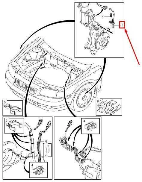 OEM VOLVO S60 MK1 PRIEKINIŲ DEŠINIŲ ABS RATO GREIČIO JUTIKLIS 30773740 ORIGINALUS