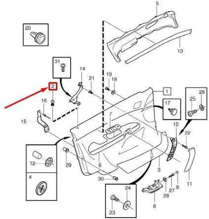 OEM VOLVO S60 MK1 UŽRAKTAS MYGTUKAS DURŲ GROMETAS 39978889 ORIGINALUS