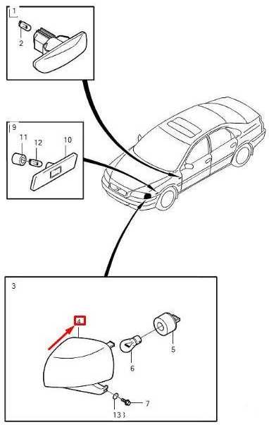 OEM VOLVO S80 MK1 KAIRĖS PRIEKINĖS ŠVIESOS INDIKATORIUS 30655422 ORIGINALI