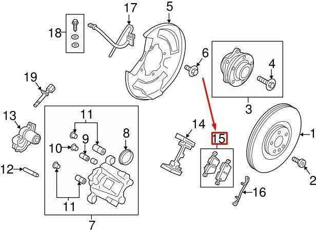 OEM VOLVO S90 MK2 GALINIS DISKO STABDŽIŲ KALADĖLĖS RINKINYS 31665837 ORIGINALUS