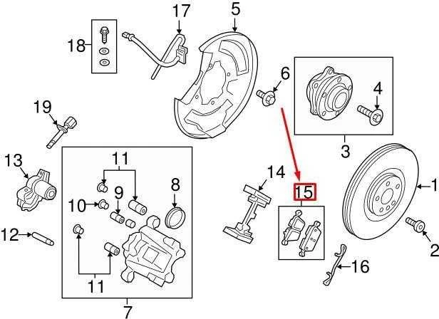 OEM VOLVO S90 MK2 GALINIS DISKO STABDŽIŲ KALADĖLĖS RINKINYS 31665837 ORIGINALUS