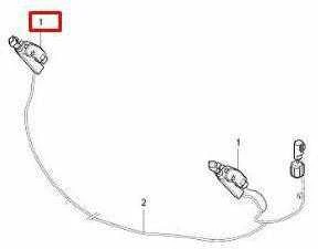 OEM VOLVO XC70 MK2 Priekinis Dešinysis Žibintų Plovimo Purkštukas 30663580 ORIGINALUS