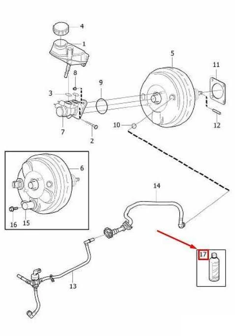 OEM VOLVO XC90 MK1 STABDŽIŲ SKUIDULYS 0.8L 31400204 32214958 ORIGINALUS