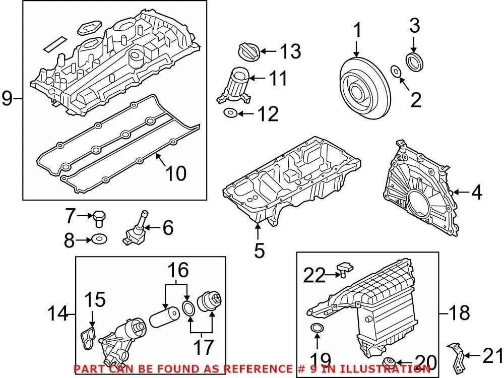 Originali OEM variklio vožtuvų dangtelis BMW 11128064479