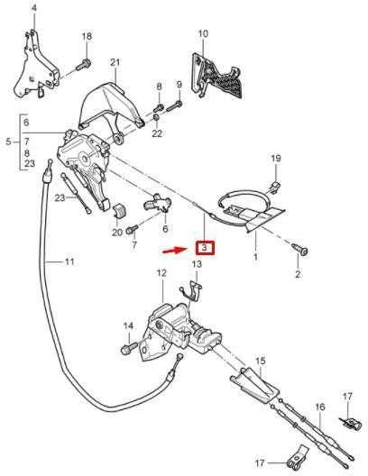 Originali Porsche stovėjimo kabelis/ stabdžių atleidimo kabelis 95542414002