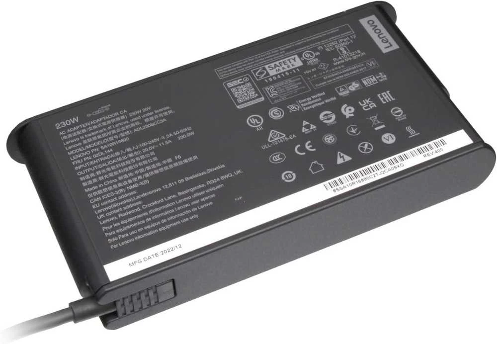 Originalus 230 W įkroviklis, skirtas "Lenovo Legion" nešiojamiesiems kompiuteriams, 02DL143