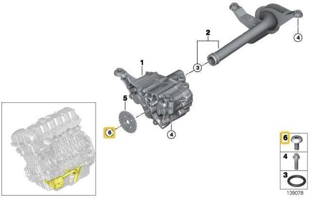 Originalus BMW 1 2 3 4 5 6 7 X1 X3 X4 X5 X6 Z4 2005 ir vėliau Torx varžtas 11417520144