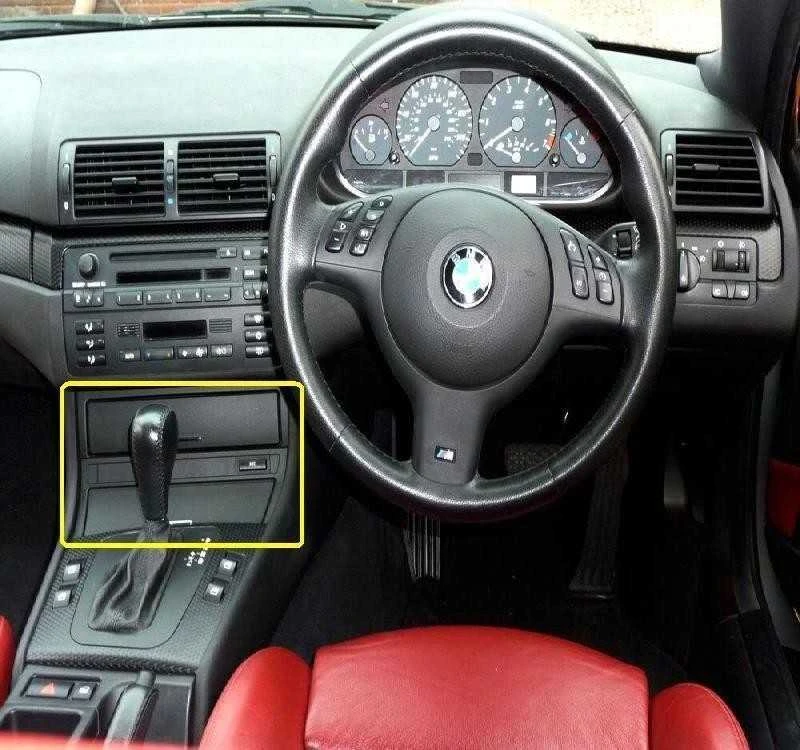 Originalus BMW 3 E46 INSTRUMENTŲ PANELIS Juodas CENTRINIS KONSOLĖS RHD 8268894