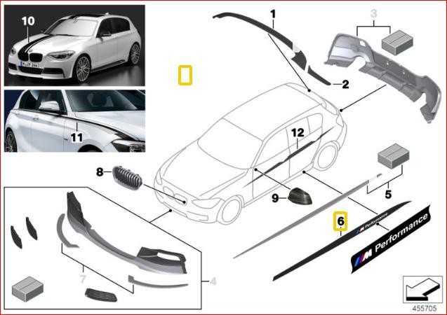Originalus BMW dešinysis OS kairysis NS folijos šoninis slenkstis 1 serija F20 LCI 51192220967