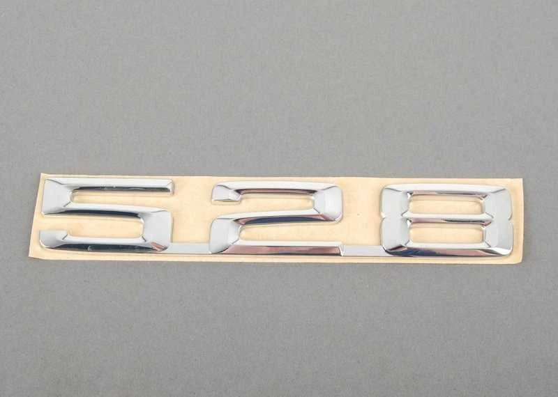Originalus BMW E28 Galinis Bagažinės Dangtis 528 Emblema Ženklelis Logotipas OEM 51141917919