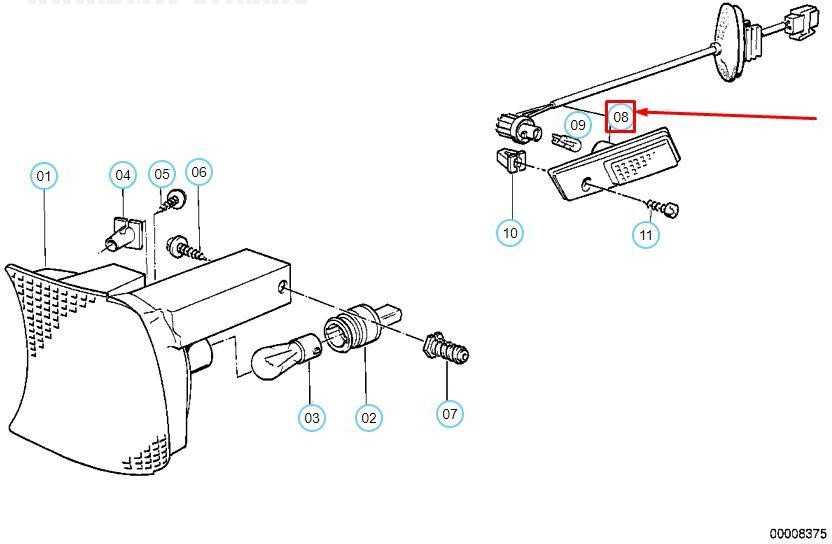 Originalus BMW E32 E34 papildomas posūkio kampinis žibintas kairysis OEM 63131378009