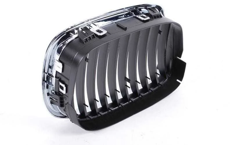 Originalus BMW E39 sedanas priekinis radiatoriaus inksto juodas groteles N/S OEM 51137005837