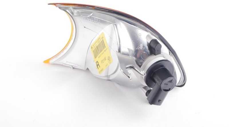 Originalus BMW E46 kabrioletas kupė dešinės priekinės indikatoriaus kampas OEM 63126904300