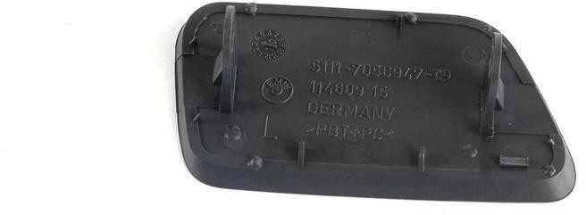 Originalus BMW E60 E60N E61 žibintų plovimo dangtelis, paruoštas dažymui, kairysis, OEM 51117111741