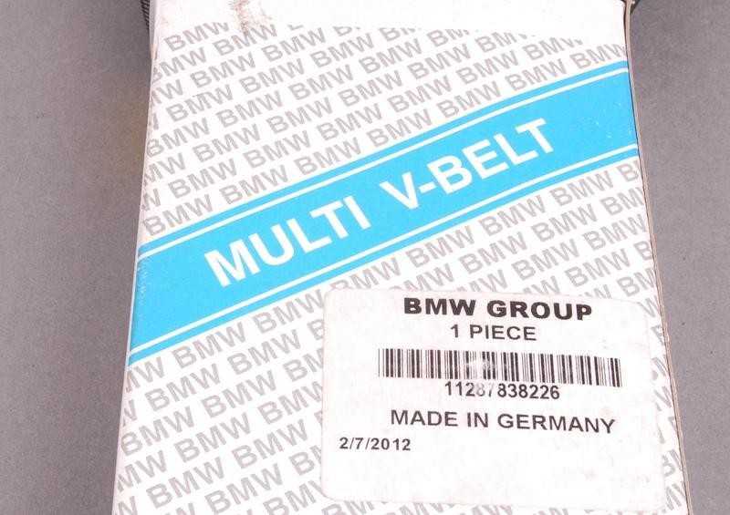 Originalus BMW E60 E61N E63 E64 V formos diržas 6PK X 1432 OEM 11287838226