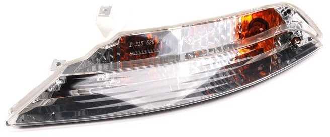Originalus BMW E63 E64 kabrioletas kairysis kampinis žibintas baltas OEM 63137165807