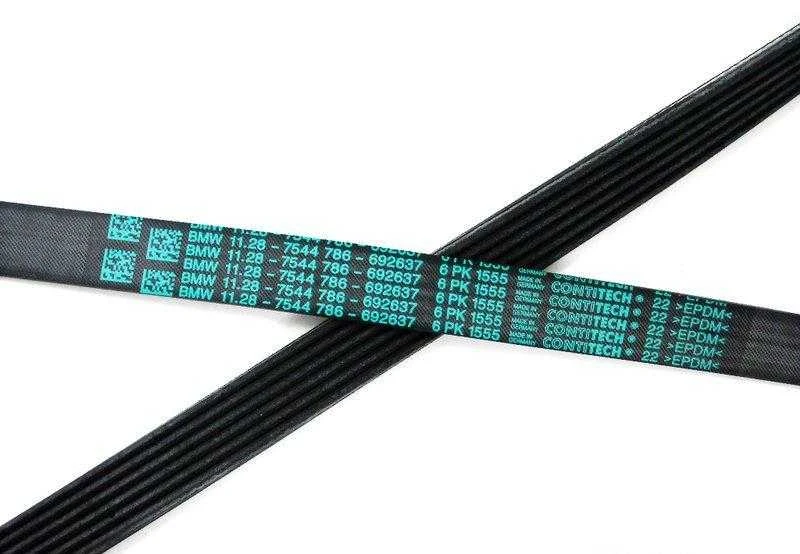 Originalus BMW E65 E66 sedanas V formos diržas 6PK X 1555 OEM 11287631818