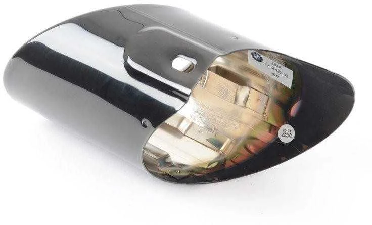 Originalus BMW E70N E71 SAC SUV dešinysis chromuotas išmetimo vamzdžio apdailos OEM 18307534962