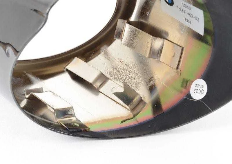 Originalus BMW E70N E71 SAC SUV dešinysis chromuotas išmetimo vamzdžio apdailos OEM 18307534962