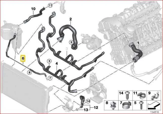 Originalus BMW E82 E84 E90 radiatoriaus plėtimosi bako ventiliacijos linijos žarna OEM 17127565094