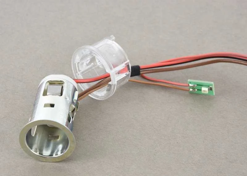 Originalus BMW E90N E91N E92 cigarečių degiklio lizdas su LED OEM 61349221620