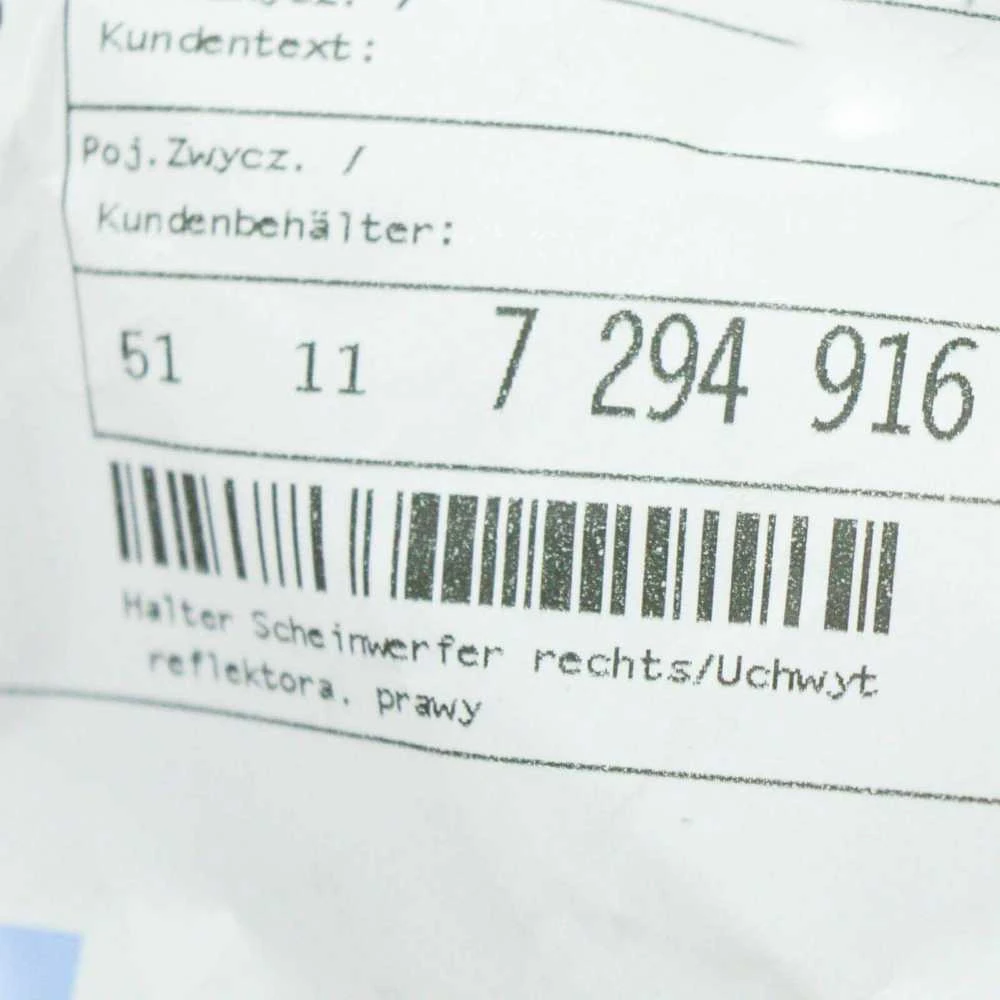 Originalus BMW F34 318d 320d 320dX 320i 320iX žibinto laikiklis dešinėje 51117294916