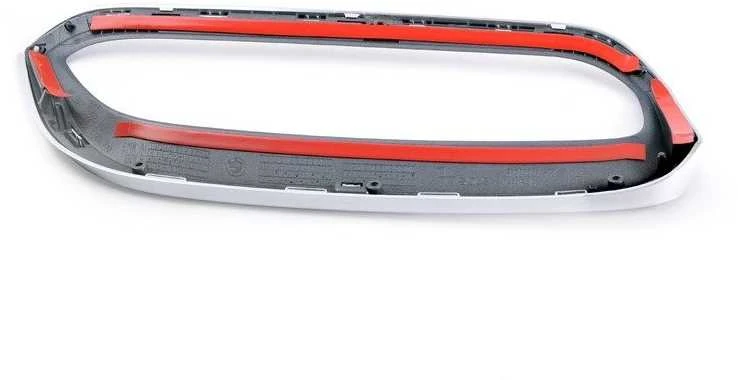 Originalus BMW I01 priekinis radiatoriaus inksto pilkas groteles kairysis OEM 51137352701