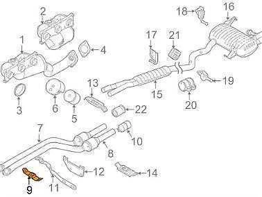 Originalus BMW išmetimo sistemos vamzdžio spaustukas OEM 18207524535