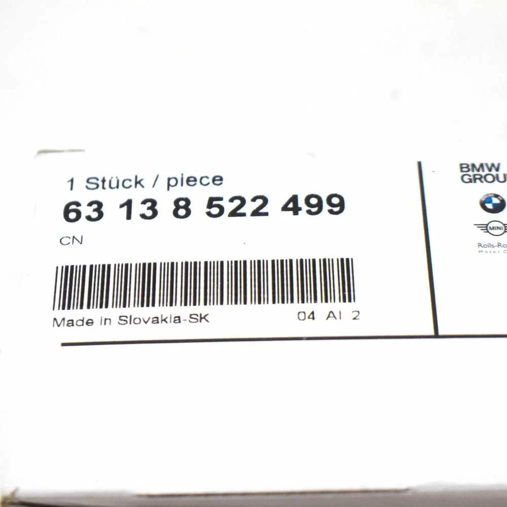 Originalus BMW K02 K03 K17 K18 K21 K22 K23 K25 Led kampinis žibintas OEM 63138522499