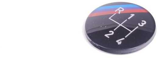 Originalus BMW M Technic 4-pavarų perjungimo svirties rankena ženklelis OEM 25111220953