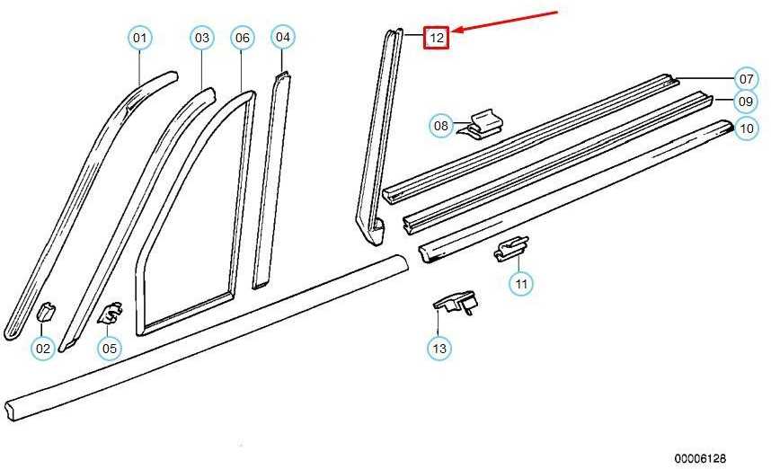 Originalus BMW M3 E30 318i 320i 325i kabrioletas konvertuojamas tarpiklis kairysis 51361922167