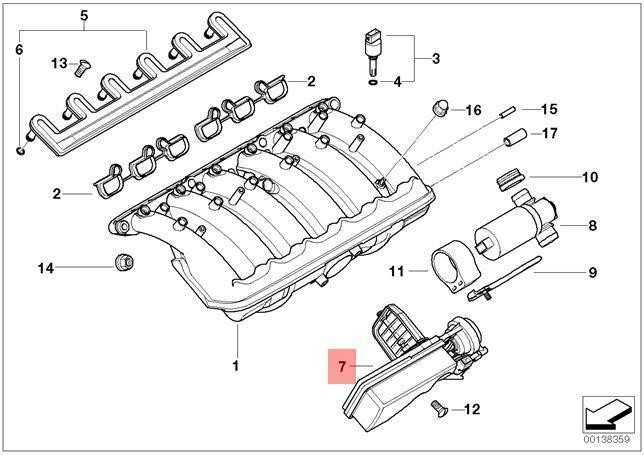 Originalus BMW oro įsiurbimo kolektoriaus vožtuvo reguliavimo įrenginys DISA vožtuvas OEM 11617544806