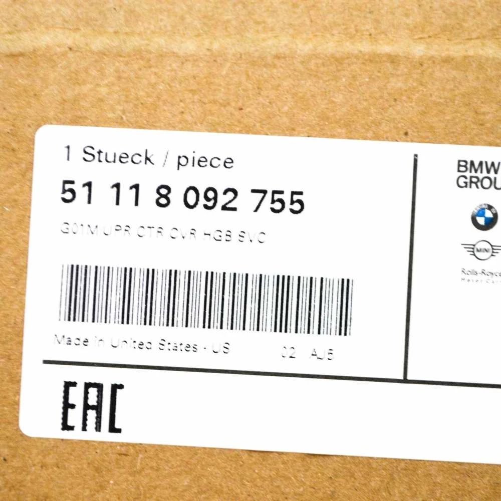 Originalus BMW X3 X4 M G01 G02 X3 18d TX11 TX12 Apdailos bamperis priekyje 51118092755