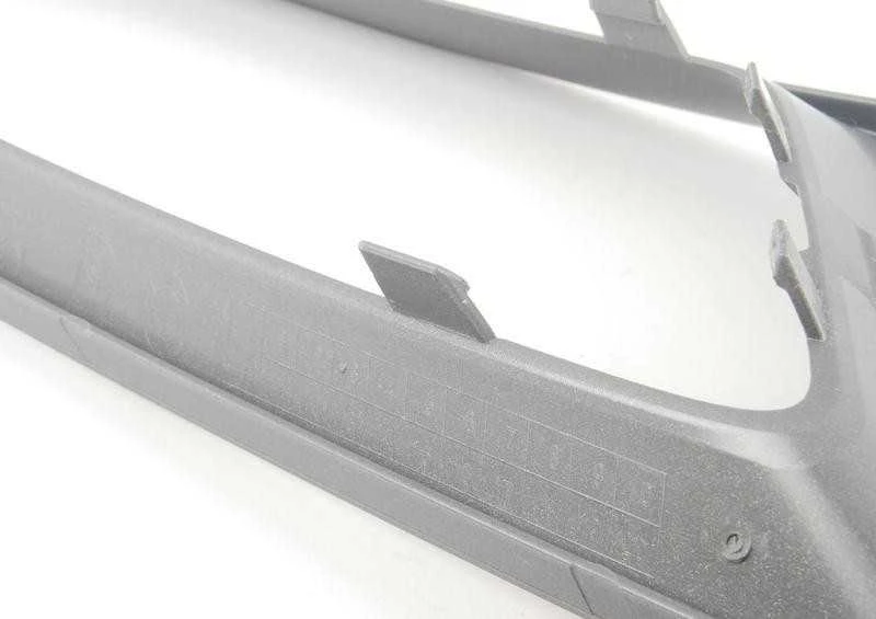 Originalus BMW Z4 E89 kabrioletas juodas sidabro apdaila groteles kairė OEM 51117203847