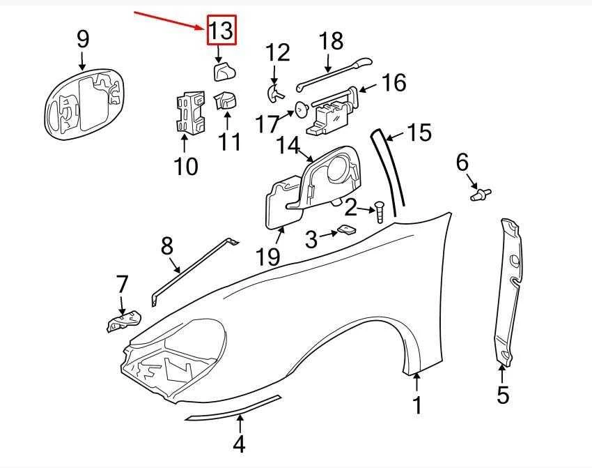 Originalus degalinės durelių vyrių dangtelis 99620142300 Porsche Boxster 911 Cayman 1997-2012 m.