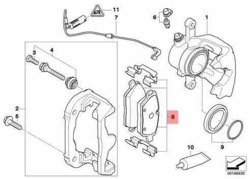 ORIGINALUS OEM BMW 1 3 Serija E81 E87 E90 E92 Galiniai Stabdžių Trinkelės Trinkelių Rinkinys 34216788183