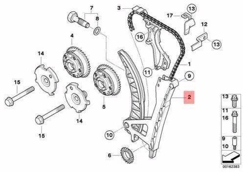 ORIGINALUS OEM BMW E46 E81 E87 E87N Grandinės įtempėjas ir vadovas 11317512519