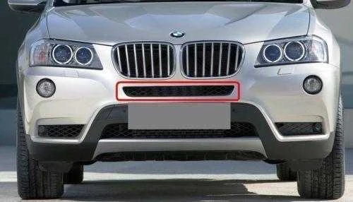 ORIGINALUS OEM BMW X3 F25 Priekinis Bamperis Viršutinė Centrinė Grotelė 51117210466