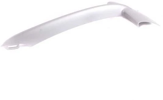 ORIGINALUS OEM BMW X5 F15 Priekinis Bamperis Aliuminio Matinis Apdailos Grotelės Kairė 51117303113