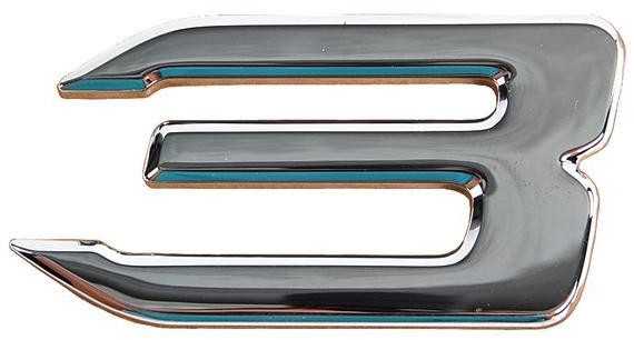 ORIGINALUS OEM BMW Z3 Roadster Bagažo Dangčio 3 Emblema Ženklelis Logotipas 51148399310