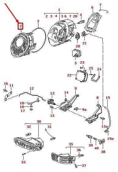Originalus PORSCHE 911 Carrera 993 priekinis žibintas dešinė 99363190200